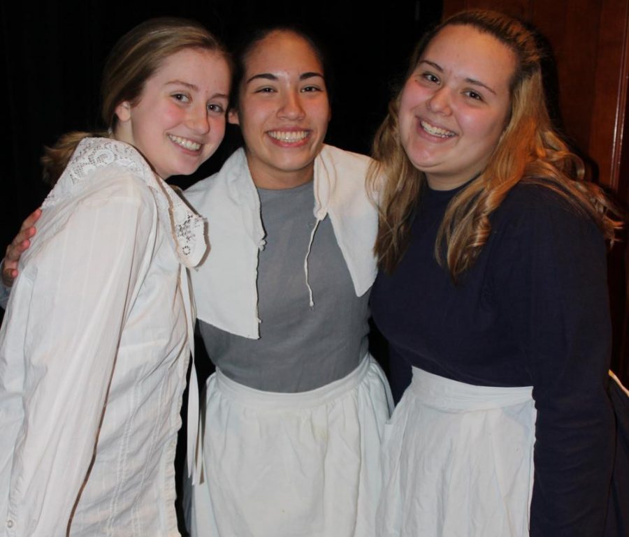 Members of The Crucible cast