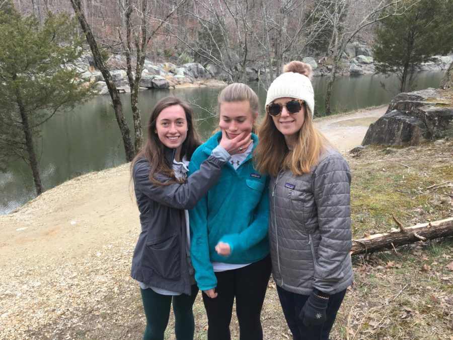 Junior Rose Zaremba, her younger sister (a LOTA of the class of 2024), and their mom went for a walk. Rose’s quarantine experience has been positive for her family time.