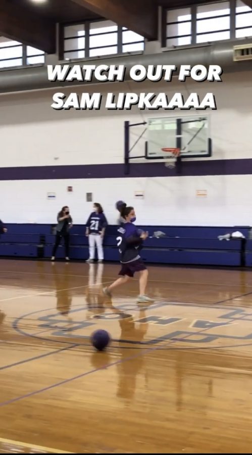 Sam Lipka dominating the Powder Puff Game!