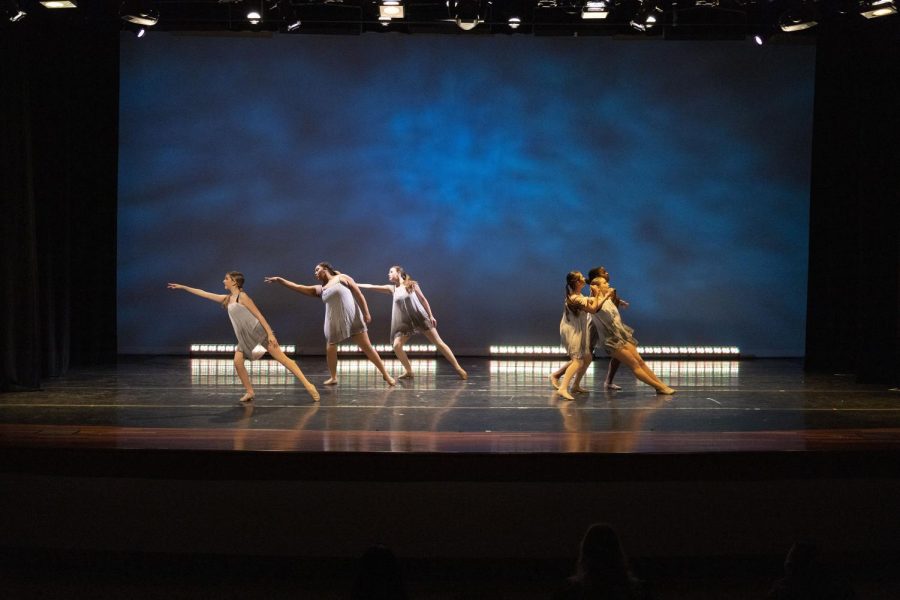 Dancers on the stage.