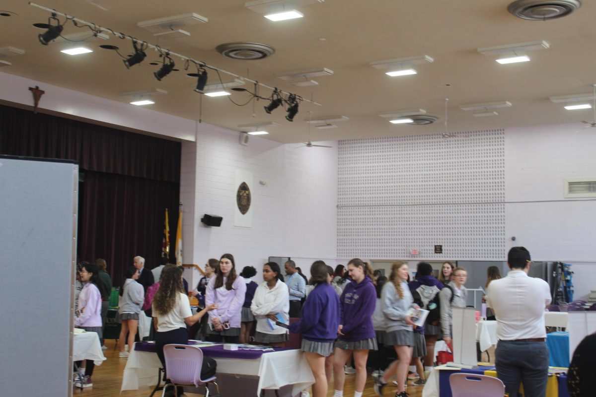 Jesuit College Fair took place on Monday during tartan time. 