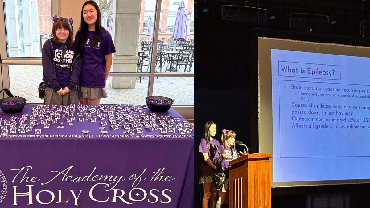 Lia Jung and Maddie Hilton present and bring awareness to Epilepsy.